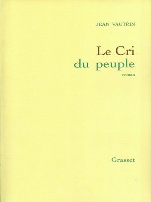 cover image of Le cri du peuple
